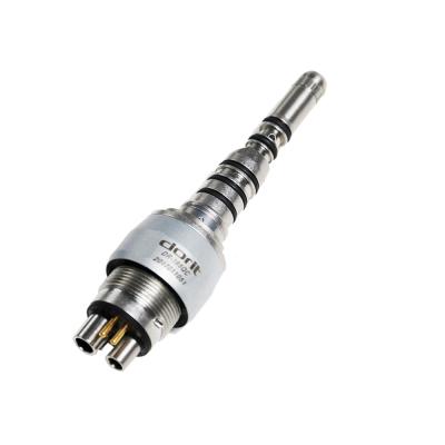 China Dorit German Fiber Optic Steady 6 Holes LED Quick Coupling For Handpiece High Speed ​​Dental Turbine for sale