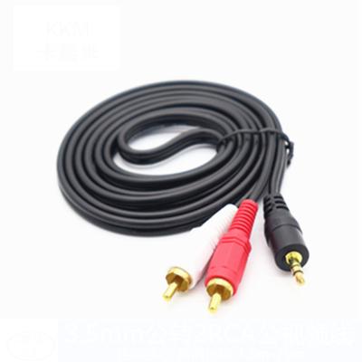 China 3.5mm Cable High Speed ​​OEM Interconnect Extension Cable DVD Audio Player to 2 RCA AV Cable/Video Cable for sale