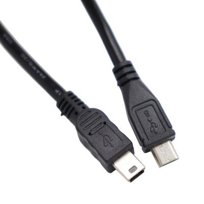 China MP3/MP4 Player Charging Micro USB Data Cable Male To Mini USB 2.0 Male USB Cable for sale