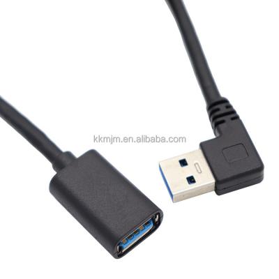 China COMPUTER 90 Degree Right Angle USB 3.0 A Male To Female With 5Gbps Data Transfer And Billing PlayStation , Xbox for sale