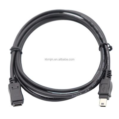 China Camera Extension Cable 0.5m/1.8m Mini USB 5Pin Male to Female Cable for sale