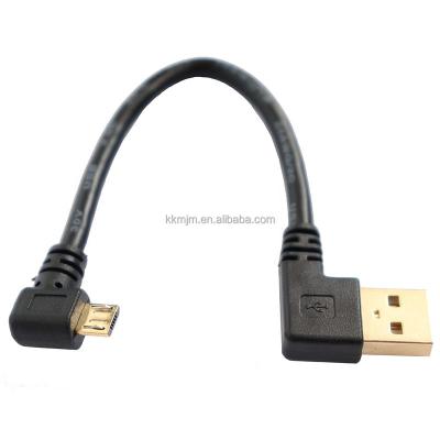 China COMPUTER USB A Male To 90 Degree Angle Micro USB Cable 2.0 Data Charging Cable for sale