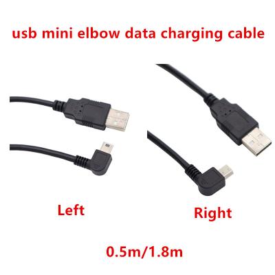 China Camera 0.5m/1.8m 90 Degree Black USB 2.0 Cable High Quality Printer A Male To Type B Male USB 2.0 Cable for sale