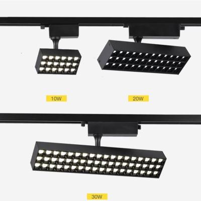 China Modern anti-glare adjustable commercial track light ra>85 LED custom shop spotlight corner clothing store for sale