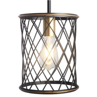 China Luxca Modern Matte +Golden Iron Metal Chandelier Simple Black Vintage Nordic Modern European Lighting Hanging Pendant Lamp for sale