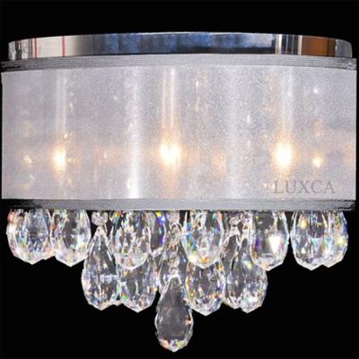 China Luxca Smart Crystal Bedroom Modern Ceiling Light Outdoor Mounted Clear Shade for sale