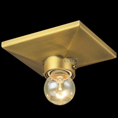 China Luxca Retro Modern Nordic Lighting Industrial Gold Minimalist Ceiling Lamp for sale