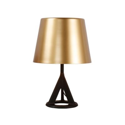 China Modern Luxca Hotel Living Room Bedroom Aluminum Gold And Black Modern Table Lamp for sale