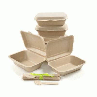 China Biodegradable Packaging World Food Packaging Tray Biodegradable Compostable Dish for sale