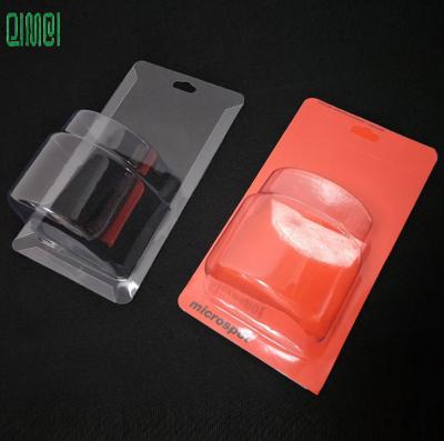 China Custom Made PVC Disposable Eco - Friendly PET Slip Blister Wrapper For Razor for sale