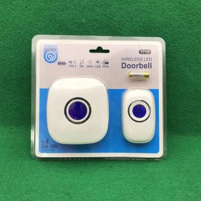 China Recycled Materials Doorbell Alarm Set Hot Selling Customizable Without Folding Disposable Plastic Cover Packaging Transparent Color High Quality Cartons for sale