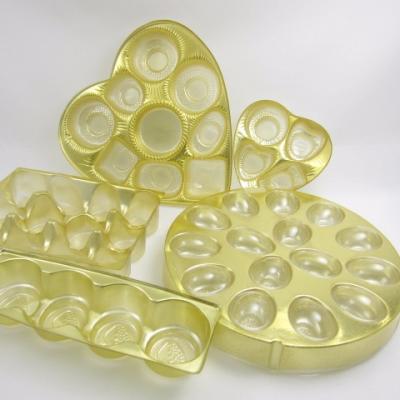 China Eco-friendly Disposable High Quality Plastic ESD Packaging Blister Tray For Chocolates for sale