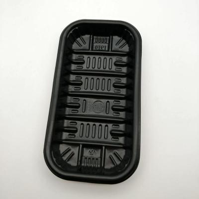 China Disposable Airline Plastic Frozen Food Tray Packaging Eco - Friendly for sale