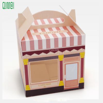 China Disposable Cheap Price Custom Cheesecake Paper Box With Window for sale