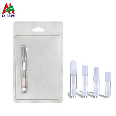 China Vape cartridge manufacturer wholesale 0.5ml 1ml clamshell vape cartridge packaging for sale