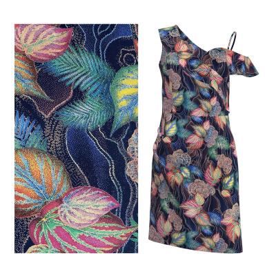 China QUICK DRY 2022 Most Fashionable 30S Dump Fabric Skirt Digital Printing Fabric for sale