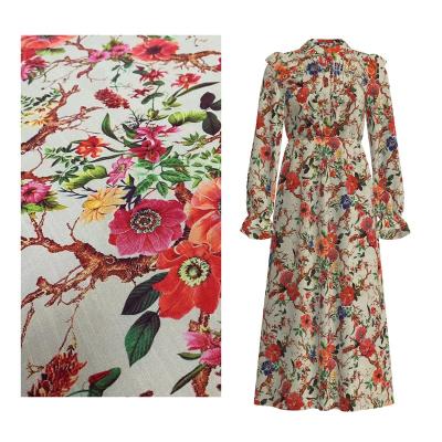 China QUICK DRY popular product ladies dress 30S 100%rayon digital print wicking fabric for clothes for sale