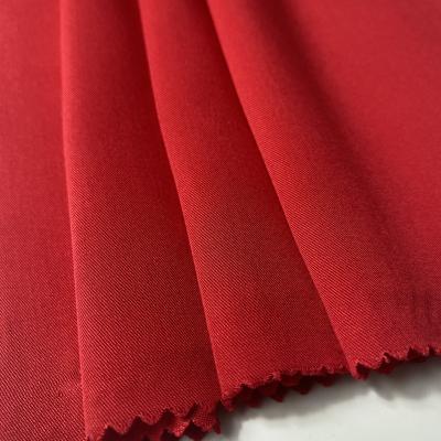 China Moisture-wicking 100%30Sviscose twill plain dyed woven fabric used in clothing for sale