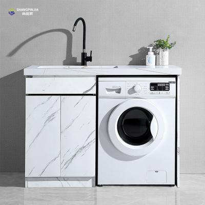 China Modern Factory Direct Residential Balcony Furniture Waterproof Laundry Cabinet Washing Cabinets for sale