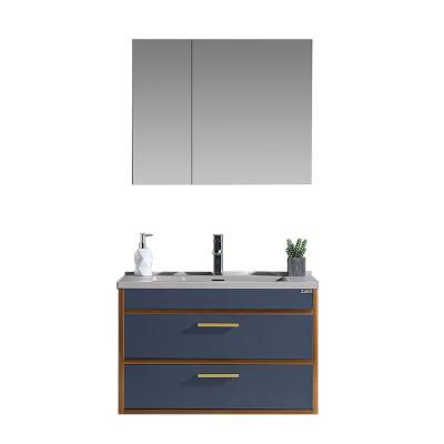 Κίνα Modern Luxury Style Bathroom Cabinet Stainless Steel Bathroom Vanity Set προς πώληση