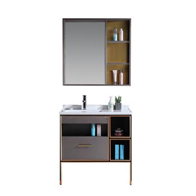 Китай Wholesale Modern Vanity Cabinet Modern Hotel Bathroom Vanity Chinese Bathroom Vanity продается