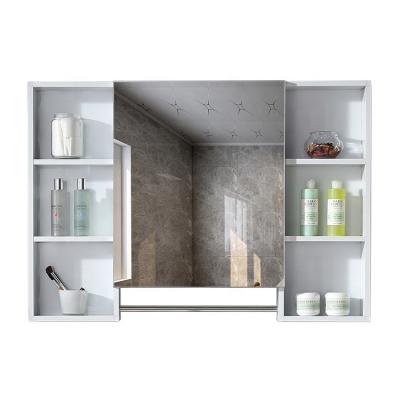 China Waterproof Cheap Cost Effective Aluminum Alloy Bathroom Cabinet Slim Mirror Cabinet for sale