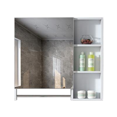 China Latest Waterproof Modern Luxury Classy Aluminum Alloy Mirror Cabinet For Bathroom for sale