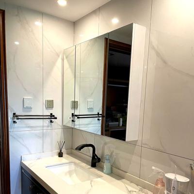 China Waterproof Bathroom Mirror Cabinet With Light Touch Led Bathroom Vanities With Mirror Light zu verkaufen