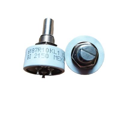 China Original Authentic Conductive Plastic 10K BI Panel Mount 5k Linear Potentiometer 6187R10KL1.0 6187R10KL1.0 for sale