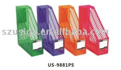 China US-9881PS Plastic Transparent Color Office File Holder for sale