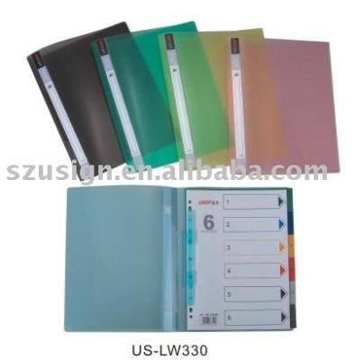 China US-LW330 PP Plastic Binding Presentation Folder for sale