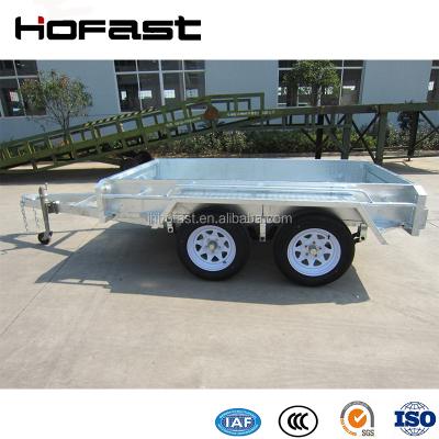 China Car Trailer Box Fully Welded Best Two Axle Landscape Trailer for sale