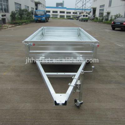 China Truck trailer 7X5 bolted single box trailer for sale