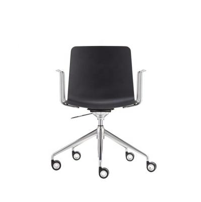 China (Size) adjustable plastic staff chair, swivel computer chair, adjustable plastic office chair for sale