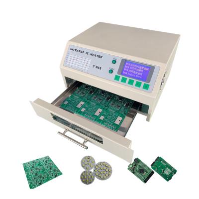 中国 Building Material Mini SMT Desktop Shops HECAN Reflow Oven T962 Reflow Oven Machine With 1 Heating Zone 販売のため