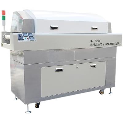 China Material of construction shops HC-R306 Adjustable Speed ​​Wind Reflow Oven/SMT Reflow Soldering+6 Reflow Machine /PCB Heating Zone (up 3 down 3) for sale