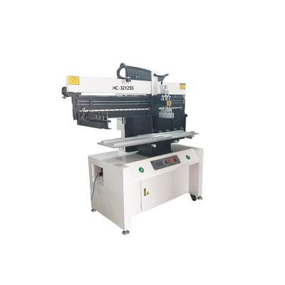 China Building Material Shops Semi Automatic LED Dispenser Stencil Printer SMT PCB Screen Machine HC-32125S with 320*1250mm for sale