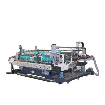 China Hotels High Standard 20 Meter Glass Double Edger Machine Polishing Machinery for sale