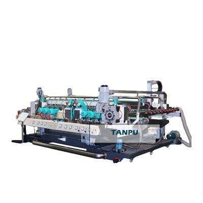 China Building Material Stores Customized Automatic Glass Double Edger Machine Glass Production Line for sale