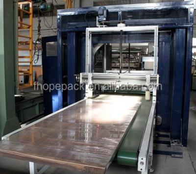 China Small Wood Board Chemical Orbital Stretch Wrapping Machine Price for sale