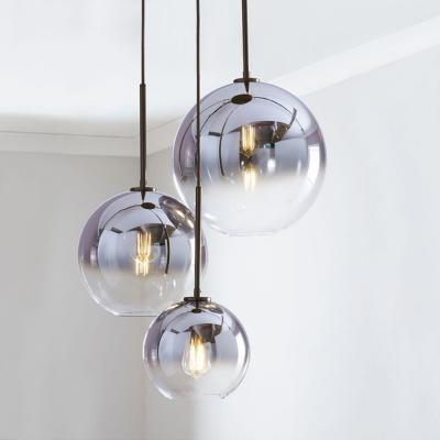 China Modern Nordic Home Indoor Hanging Led Modern Pendant Lights Living Room Hotel Kitchen Bubble Ball Light for sale