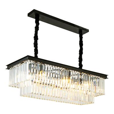 China Modern Gold Black Chandelier Crystal Ceiling Lights Pedant Lamps for Indoor for sale