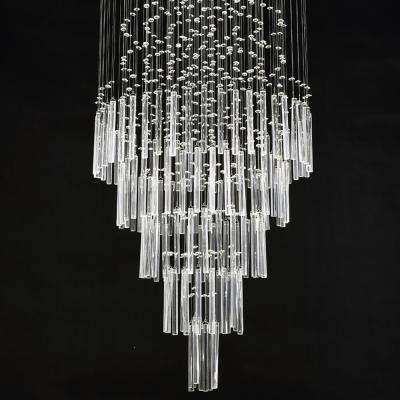 China Modern New Arrival Luxury Stairwell Decoration Lighting Crystal Lighting Chandelier for sale