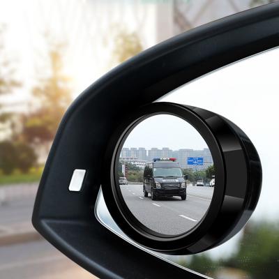 China New Products Driveway Retrofit Instructor Wide Angle Round Car Adjustable Side View Side View Mirror 360 Degree Blind Spot Glass Mirror for sale