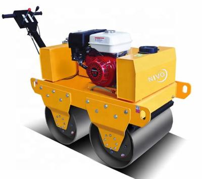 China Hotels Nivo YND550 Road Roller Mini 0.5ton Walk Behind Manual Vibratory Double Drum Road Roller Asphalt Paver Roller And Parts for sale