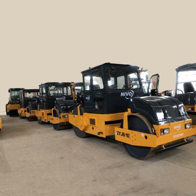 China Nivo 2YJ8/10 Wheel Road Roller Nivo Double 10ton Static Tandem Roller Compactor Machine 8ton Two Wheel Mini Or 6ton Hotels And A/C Parts for sale