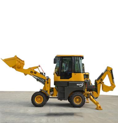 China New NV15-10 1ton Hotels NIVO Mini Backhoe Front End Loader 4tons Loader Excavator Digger and Parts for sale