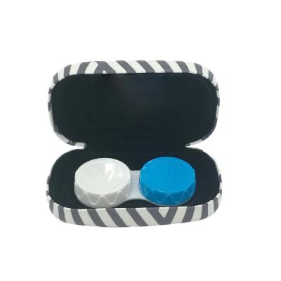 China 2020 Popular Plastic Square Mirror Cover Colored Contact Lens Case 1Pcs Contact Lens Case for sale