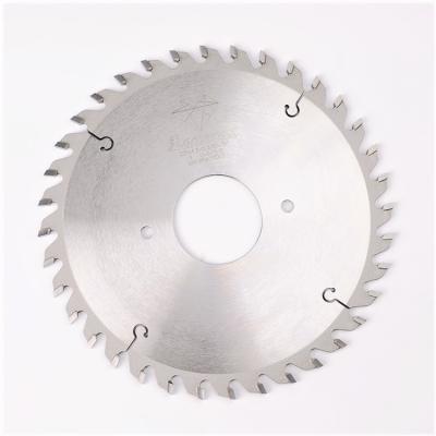 China Cutting Laminated Chip Board Scoring Tapered Scoring Blades Durable Melamine Lamboss Panel Sizing Saw Blades Cutting Saw Blades for sale