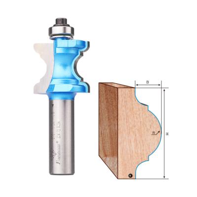 China Door Table Trimming Router Bits Woodworking Milling Cutter Rock Drill Bits Tideway Bullnose Bit. high speed straight soft edge for sale